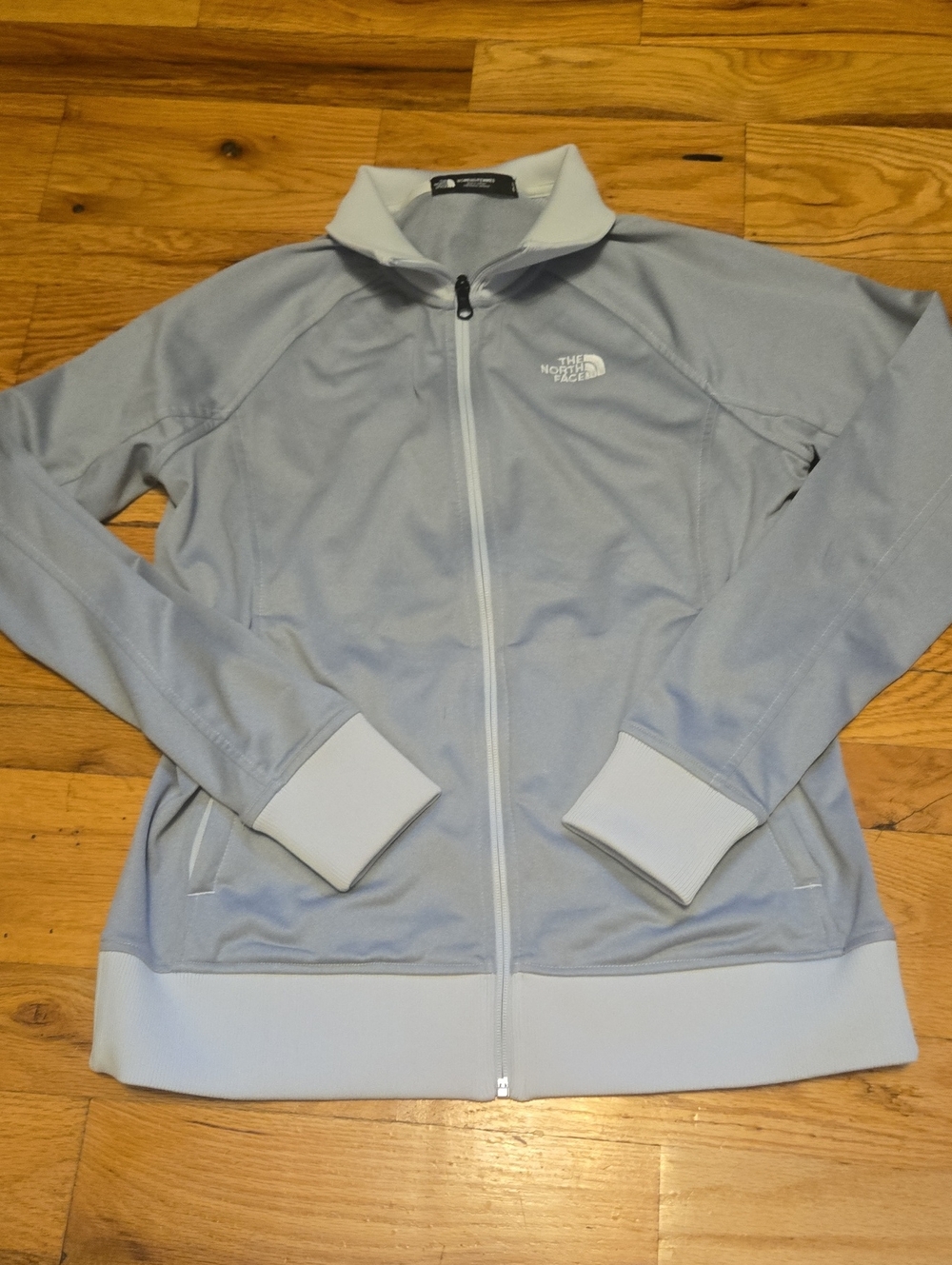 The North Face Women's Gray Zip-Front Bomber Jacket